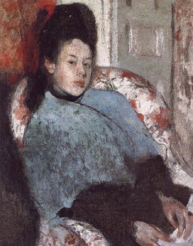 Portrait of Elena Carafa, Germain Hilaire Edgard Degas